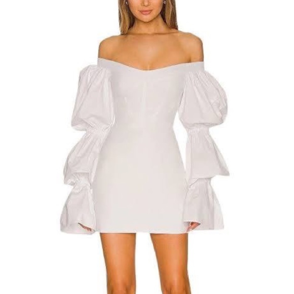 Natalie Rolt Kenzie Mini Dress White NEW Sz 3 (fits like S/M)